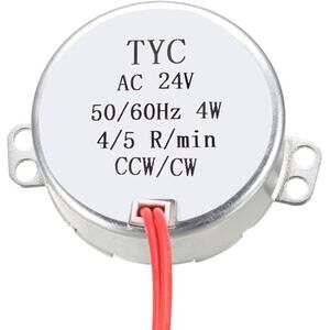 uxcell Synchronous Gear Motor AC 24V 4-5RPM